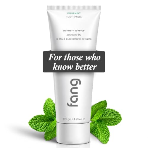 Fang Farm Mint Natural Toothpaste|Fluoride Free Hydroxyapatite|Teeth Whitening|Heals Sensitive Teeth|Fights Cavities,Gum Diseases & Bad Breath|SLS & Chemical Free|Organic, Vegan thumbnail 15