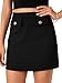OPOIPIN Women's High Waist Side Zipper Basic Bodycon Workwear Short Mini Skirt X-Large Black X-Large