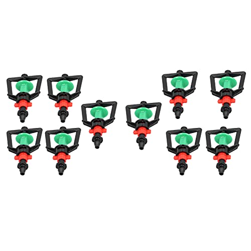 ERYUE Buse de Réfraction de Pulvérisation Uniforme Rotative à 360 ° pour Serre, Facile à Utiliser, Adaptée aux Arbres Fruitiers, Arbustes, Fleurs, Jardins et Autres Irrigations.Effet