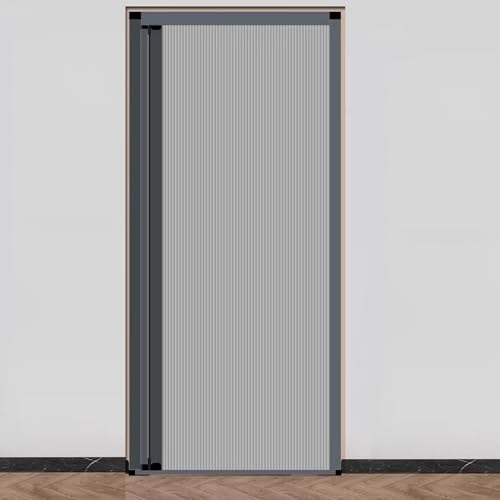 �A�R�[�f�B�I���h�A �K���[�W�E���փQ�[�g�p �܂肽���ݎ��A���~�Ԍ� �Ռ��n�j�J���h�A�i102x203 152x203 229x203 254x203�j �ڗ����Ȃ��Ԏd�؂�E�X���C�h���h�A�f�B�o�C�_�[(Gray,33x80in/84x203cm)