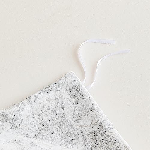 Susybao SZJRQC2023062033 European Paisley Duvet Cover King 100% Cotton Grey Boho Floral Duvet Cover 3 Pcs Set 1 Vintage Bohemian Flower Duvet Cover thumb #4