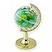 12 Pieces Fillable Mini Round Gold Plated Earth and World shaped Globe Party Favors (Assembly Required)