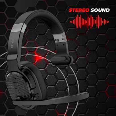 Miniatura 6 de FalconEye Electronics Patriot Convertible Bluetooth sobre la cabeza Auriculares estéreo con cancelación de ruido de una o dos orejas, alcance de más