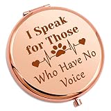 Mothers Day Veterinarian Gifts for Women Animal Rescue Gift Compact Mirror Vet Tech Gift for Animal