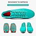Imagen de DimaiGlobal Botas de Fútbol Hombre Zapatos de Fútbol con Tacos Altos para Césped Natural e Indoor Antideslizantes para Entrenamiento y Fútbol Sala Zapatillas de Fútbol 41EU Turquesa