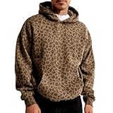 Photo Gallery poopmoom felpa con cappuccio oversize con ghepardo felpe vintage trendy leopard graphic felpe streetwear per gli uomini, marrone, xx-large Photo Gallery poopmoom felpa con cappuccio oversize con ghepardo felpe vintage trendy leopard graphic felpe streetwear per gli uomini, marrone, xx-large