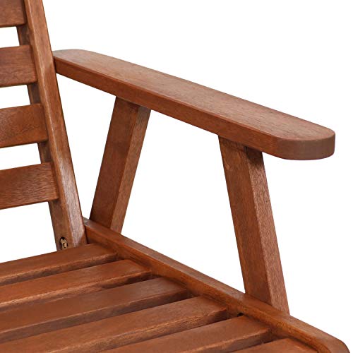 Sunnydaze Meranti Wood Outdoor Dining Armchairs #TOP12