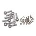 Produktbild B Blesiya 8stk. Metall Kugelkopf Kugelgelenk Kugelköpfe M3 mit Schrauben für RC Auto - 4mm Silber