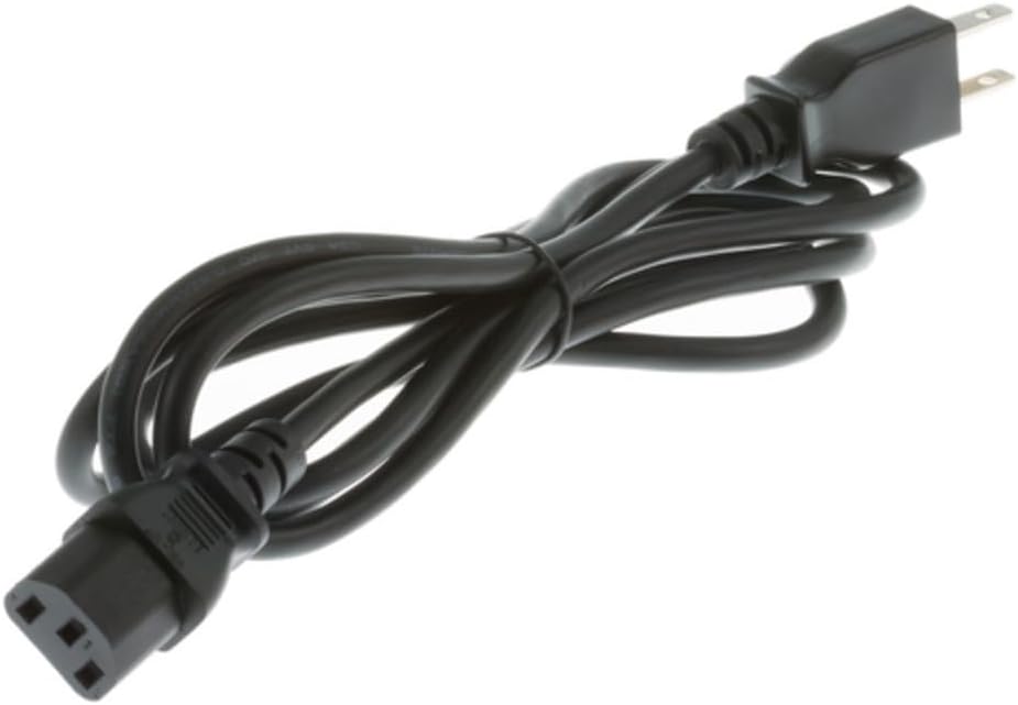 CablesAndKits 10A 125V Power Cord for Computer, NEMA 5-15P to IEC-60320-C13, 18 AWG, 6ft, Black, 3 Prong Power Cable, HP Compatible AF556A, 3-Prong Male to Female Connector
