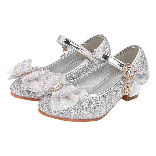 Sandales filles bout fermé paillettes pour mariage et fêtes élégantes