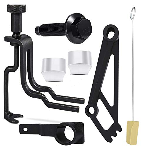 Engines Repair Tools Kit For Ford 4.6L/5.4L/6.8L 3V Valve Spring Compressor, Crankshaft Positioning Tool, Cam Phaser Holding Tool, Cam Phaser Lockout Kit, Timing Chain Locking Tool And Pulley Bolt #TOP28
