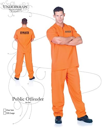 Miniatura 4 de Underwraps Delincuente público de talla grande para hombres