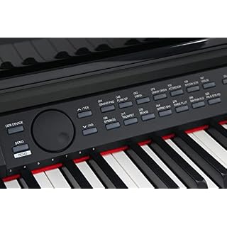 Classic Cantabile DP-A 410 Piano Numérique – 88 touches clavier électronique – Synthetiseur avec USB-MIDI, 600 voix, 128… - Les Beatles, Paul McCartney, John Lennon, RIngo Starr, George Harrison Classic Cantabile DP-A 410 Piano Numérique - 88 touches clavier électronique - Synthetiseur avec USB-MIDI, 600 voix, 128… – Image 5