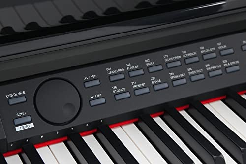 Classic Cantabile DP-A 410 Piano Numérique – 88 touches clavier électronique – Synthetiseur avec USB-MIDI, 600 voix, 128… - Les Beatles, Paul McCartney, John Lennon, RIngo Starr, George Harrison Classic Cantabile DP-A 410 Piano Numérique - 88 touches clavier électronique - Synthetiseur avec USB-MIDI, 600 voix, 128… – Image 6
