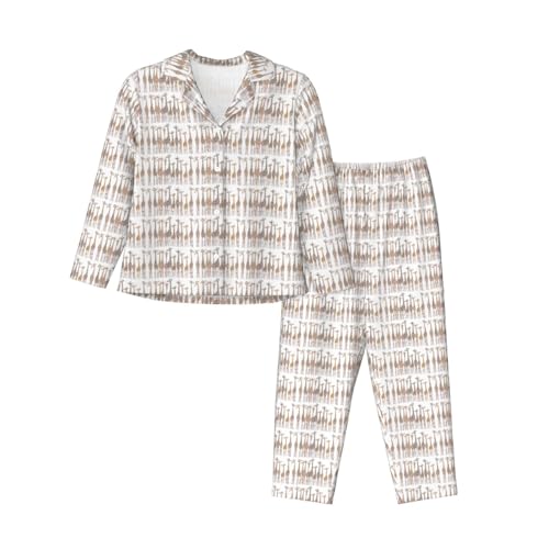 Pyjama long femme girafe le cadeau idéal et mignon pour elle