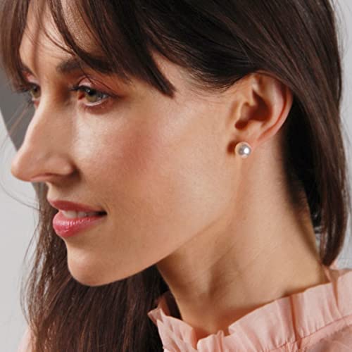 White Pearl Earrings For Women - Extra Large Pearl Stud Earrings For Women, 10Mm Large Faux Pearl Earrings, Big Pearl Stud Earrings For Women, Large Pearl Earring, Big Pearl Earring Large Earrings #TOP1