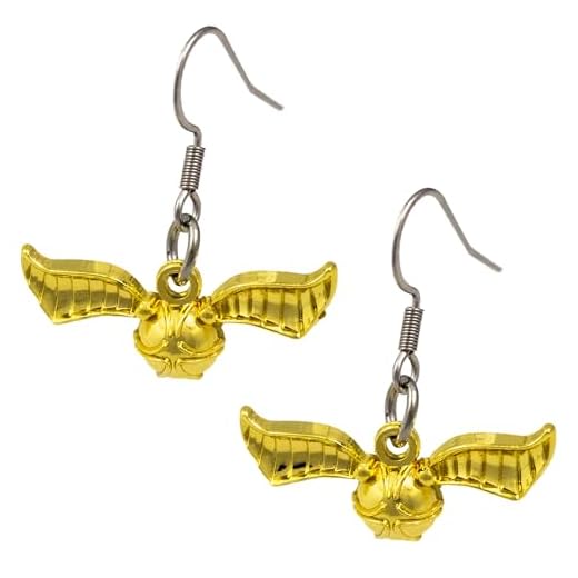 Harry Potter Golden Snitch Earrings