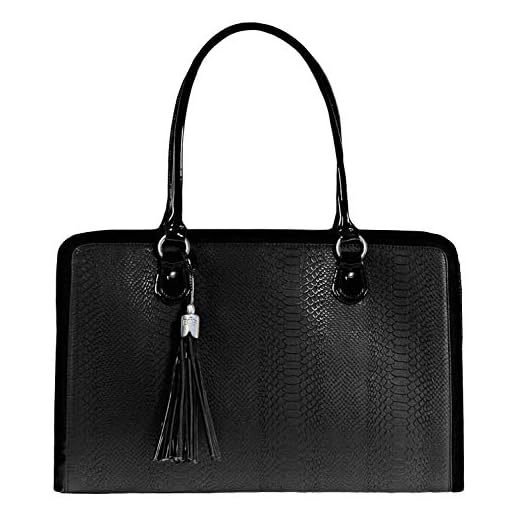Laptop Bag for Women 17 inch Luxury Handmade Computer Briefcase Work Tote