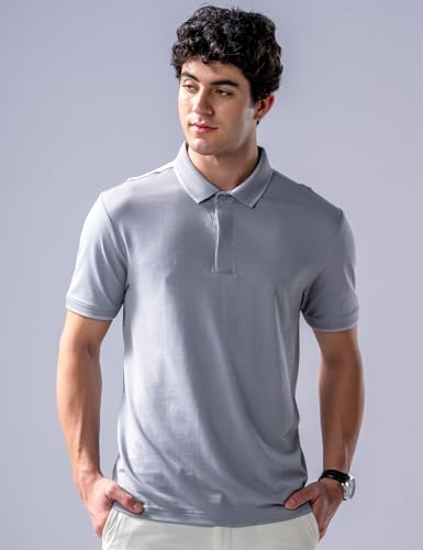 Image of DAMENSCH Men's Cotton Blend Solid Regular Fit T-Shirt