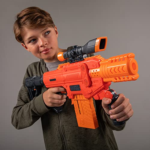 Dart Zone Spectrum Motorized Clip-Fed Blaster, Dart Blaster, Toy Foam Blaster Set, Battery Powered For Kids, Teens And Adults, Five 10-Round Cartridges #TOP3