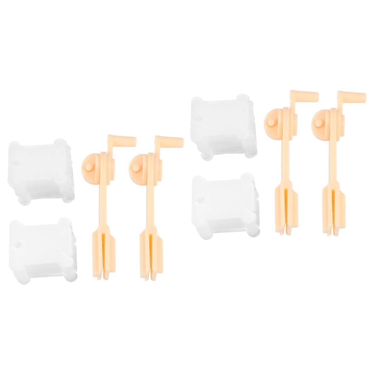 DIYEAH 3sets Yarn Winding Machine Manual Winder 60 Winding Boards Plastic Safe Smooth for Home Use 62pcs*3