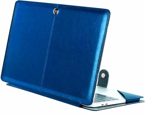 Image of Flausen Laptop Cover for Samsung Galaxy Book 3 Pro 14 inch, NP940XFG-KC5IN, Blue | Original PU Leather (FLBLA4)