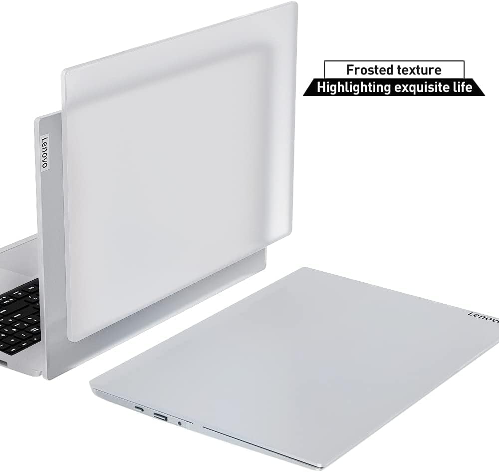 IMMOENUC 4-in-1 Laptop Hard Shell Case Compatible with 2020 2019 Lenovo IdeaPad 5 15 Protective Cover & Matte Protective Film & TPU Keyboard Film