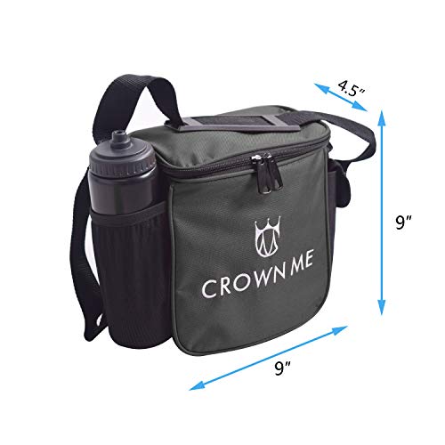Crown Me Disc Golf Starter Set,Disc Golf Set With 6 Discs, 1 Marker,1 Towel And Starter Disc Golf Bag Fairway Driver #TOP5