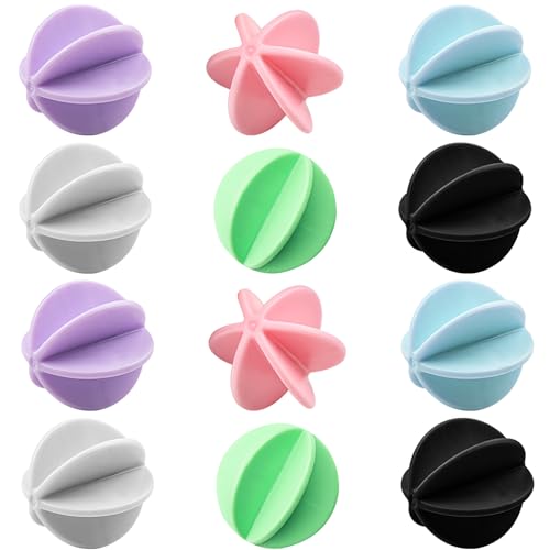 ELANE 12 Pcs Blender Balls for Protein Shakes,Protein Shaker Ball Shaker Cup for Shaker Drinking Bottle Cup (1.5inch)