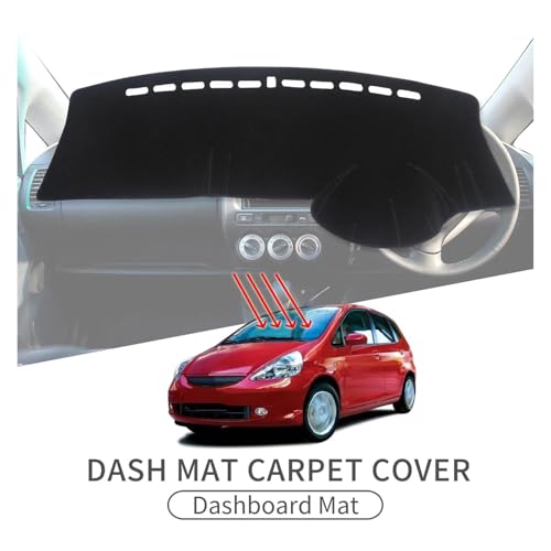 Visera de salpicadero premium con acabado negro para coche GD 6