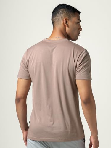 Image of DAMENSCH Regular Fit Cotton Blend Tshirt Half Sleeve Crew Neck Comfortable Casual Lightweight Premium Vortex Elemental Breeeze Tshirts for Men Pack of 1