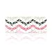 TOP CASE - Chevron Zig-Zag Silicone Keyboard Cover Skin for Macbook 13" Unibody / Old Generation Macbook Pro 13" 15" 17" with or Without Retina Display /Macbook Air 13" / Wireless Keyboard - Gray/Pink