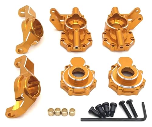 Moviziroten ���f���A�b�v�O���[�h�p�[�c Traxxas Trx4 Trx6 Huangbo R1001 R1002 R1003 ���^���t�����g�A�N�X�� C �V�[�g�X�e�A�����O�J�b�v�p Rc �J�[�A�b�v�O���[�h�p�[�c (�C�G���[)(Yellow)