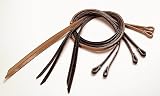  Western riendas Eco de piel, 175 cm de largo, Western riendas Eco de piel, 175 cm de largo, con Chicago Screw, sschwarz
