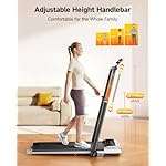 Walking Pad Treadmill with 12% Incline, 6 in 1 Folding Treadmill with Adjustable Handle Bar for Home/Office, Under Desk Treadmills Portable Walking Pad with App, Remote Control & LED Display - Image 3