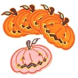 DIYEAH 5St Applikationsaufnäher Flecken gestickte Aufnäher Sterne-Pickel-Patches Pickel Aufkleber halloween dekoration halloween-dekoration kürbiskerne Flicken aufnähen Kleiderflicken