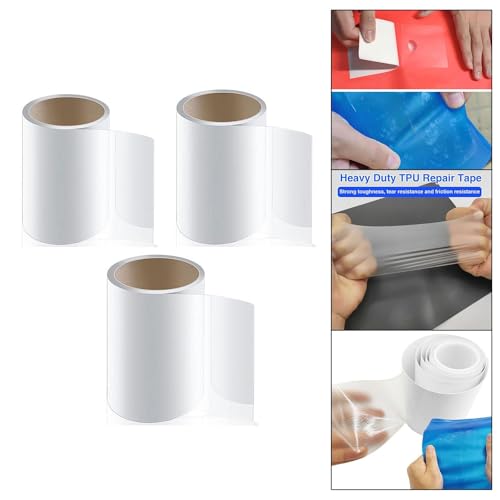 Image of CALANDIS Tent Repair Tape Clear Inflatable Repair Patch for Umbrella Inflatable Boats 7cmx100cm | Pool Equipment & Parts | Pools & Spas | Yard, Garden & Outdoor Living