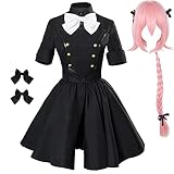 TFRVMA Astolfo Costume Astolfo Dress Black Party Suit Halloween With Accessories