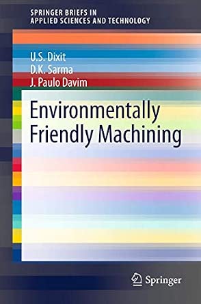Environmentally Friendly Machining 2012th Edition book cover