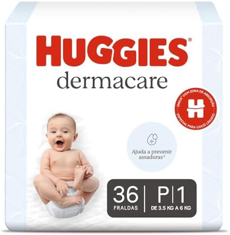 Fralda Huggies Premium Dermacare P - 36 Un