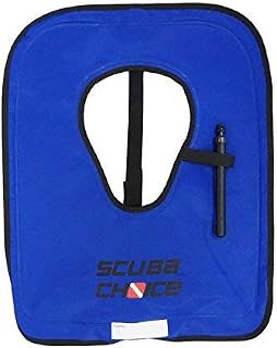 Scuba Choice Snorkel Vest for Adult with Crotch Strap, Durable Inflatable Snorkeling Vests fit Adults Over 200lbs, Easy Oral Inflator, Nylon & TPU Material - Royal Blue, XL