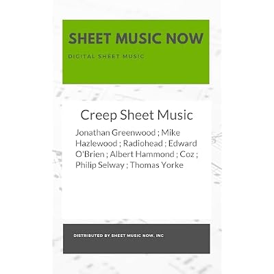 Creep Sheet Music