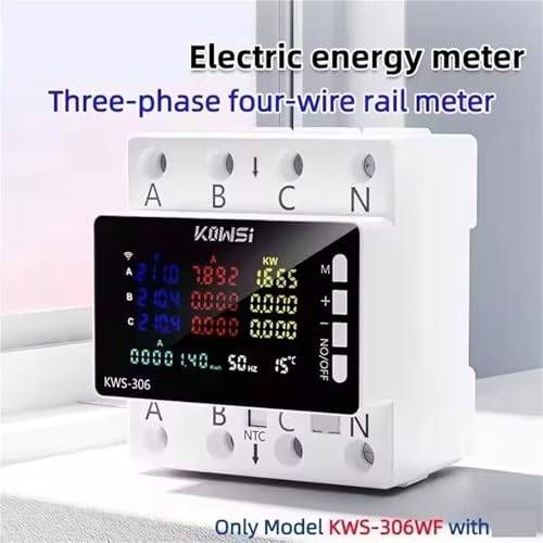 Compteur d'énergie intelligent triphasé KWS-306 connecté pour optimiser sa consommation - 4