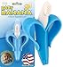 Baby Banana - The Original Blue Banana Toothbrush, Training Teether Tooth Brush for Infant, Baby, and Toddler, Made in America, Family-Owned Business