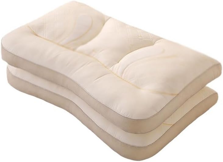 Neck Protecting Knitted Cotton Embroidered Soft Skin Friendly Pillow