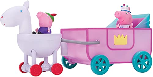 Peppa Pig Peppa Princess Carriage Vehicle Playset - Includes Peppa And Sir George Character Figures With Talking Carriage - Toy Gift For Kids - Ages 2+ #TOP1