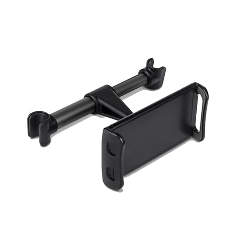 Soporte para reposacabezas de Coche, Soporte para reposacabezas de Tableta Compatible con Dispositivos como Pad Pro Air Mini Otras tabletas y teléfonos celulares de 4.7 a 11 pies (Negro)