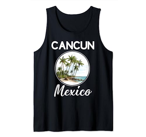 Cancun Mexico Souvenir 2024 Family Vacation Matching Trip Tank Top