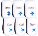 Ultrasonic Pest Repeller 6 Packs,Ultrasonic Pest Repellent Plug in,Pest Control Indoor for Mosquito,