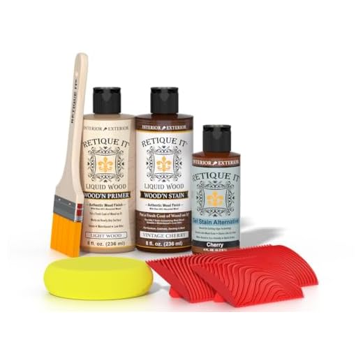 Retique It Gel Stain Liquid Wood Finish Kit